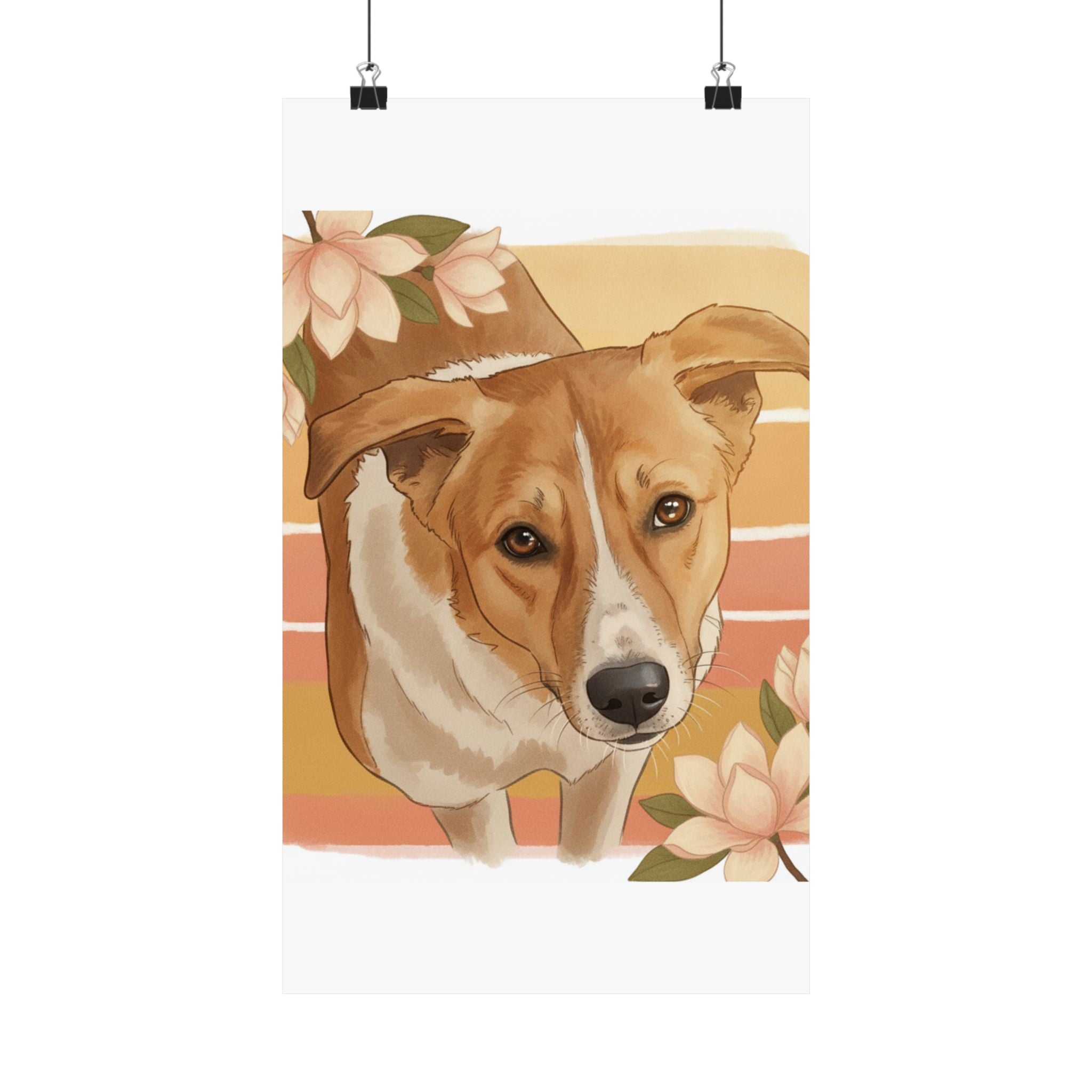 Southern Sunset — Dog — Matte Poster
