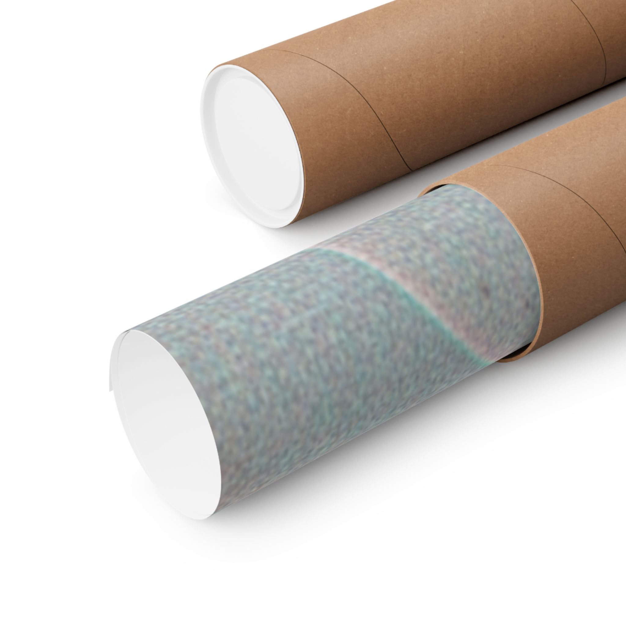 Glitch Culture — Rolls Of Cloth, Cotton And Yarn — Matte Poster