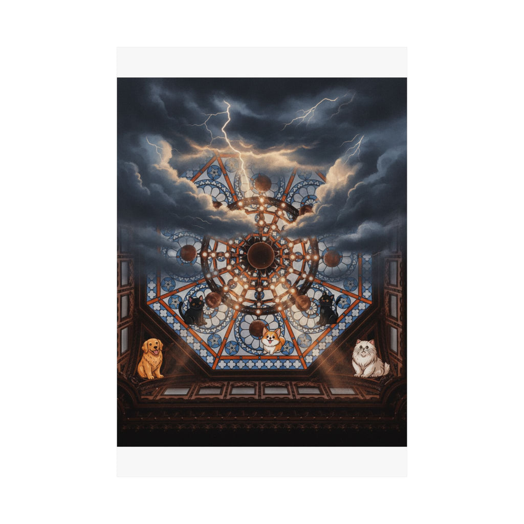 Dramatic Storm — Ceiling — Matte Poster