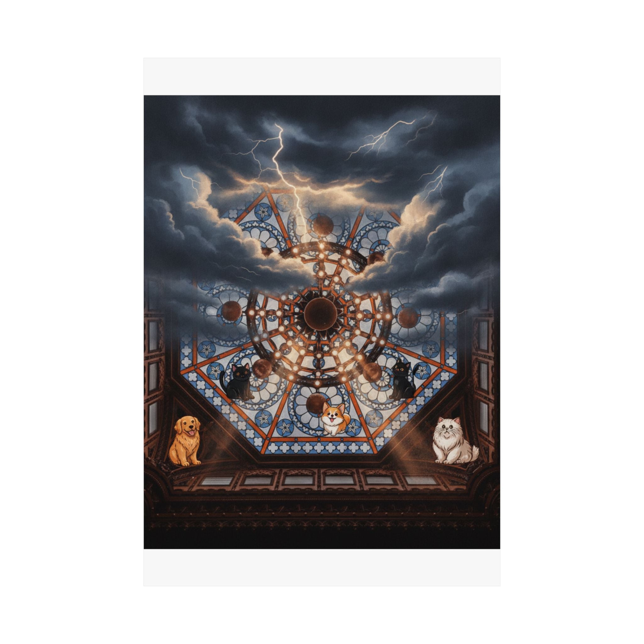 Dramatic Storm — Ceiling — Matte Poster