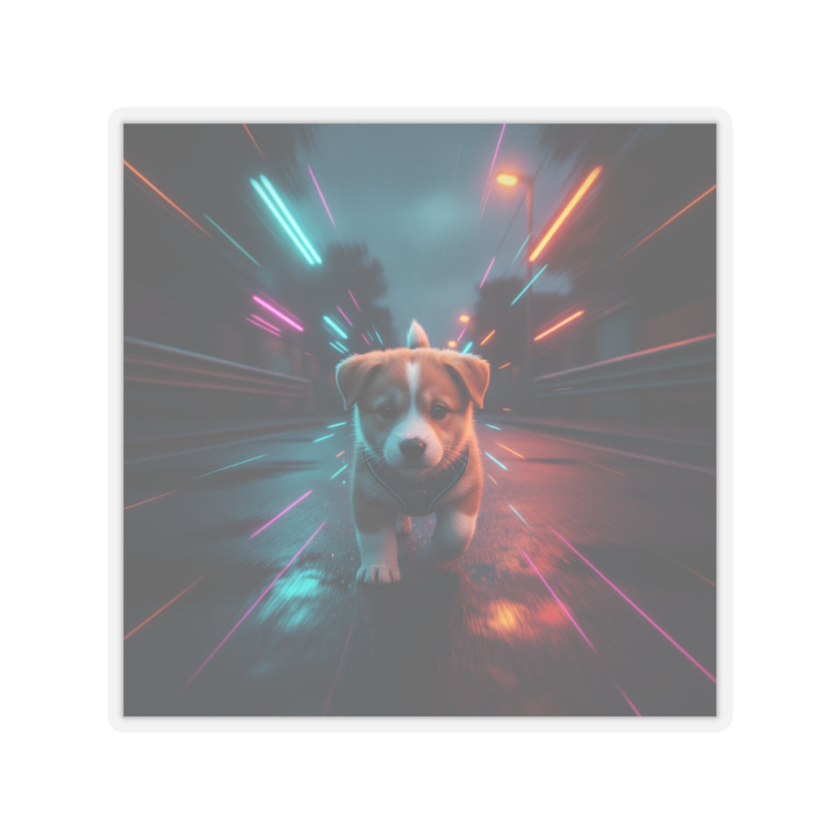 Fast Furious — Dog — Kiss-Cut Sticker