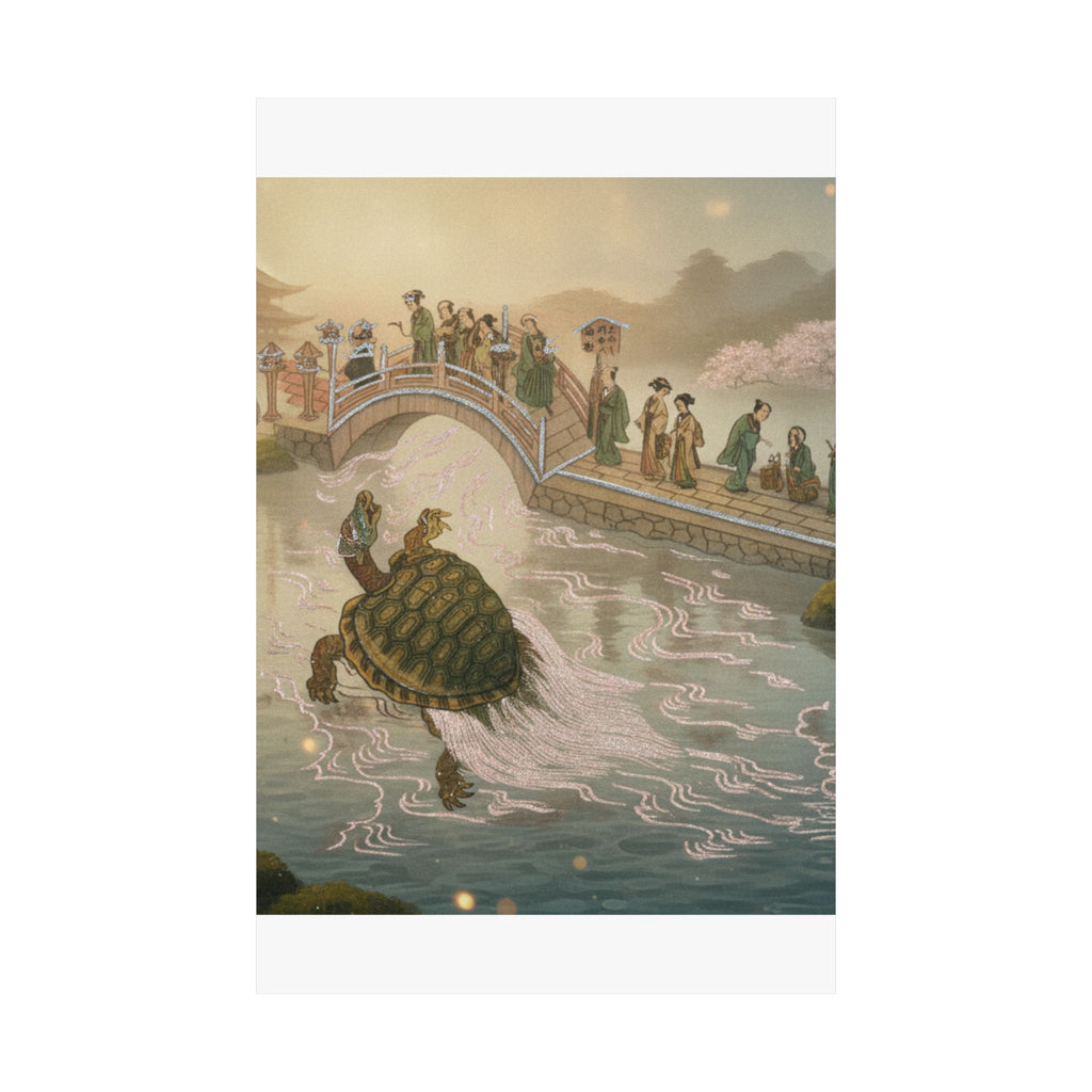 Scenic Nature — Shinabazu Benten Kaicho: Ceremony Of Worshipping Benten At Shinabazu Temple — Matte Poster