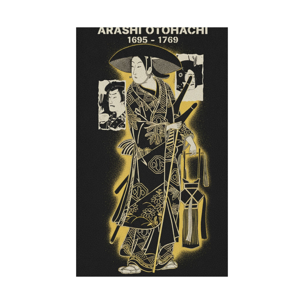 Streetwear Collage — The Actor, Arashi Otohachi, 1695–1769 In An Unidentified Role — Matte Poster