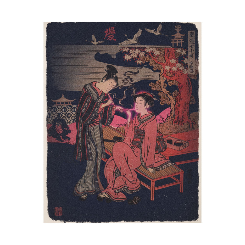 Japanese Street — Sotoba; One Of Seven Komachi — Matte Poster
