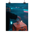 Neon Noir — Person — Matte Poster