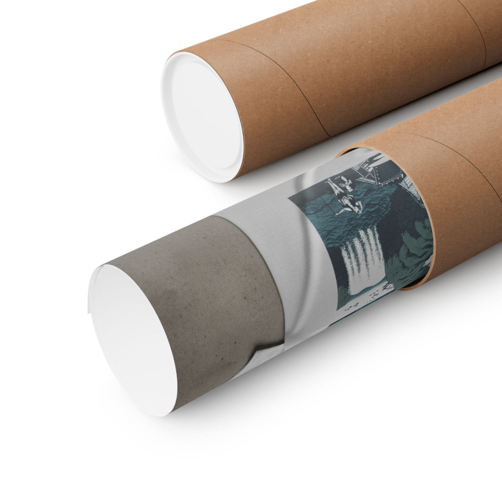 Product Marketing — Fall Of Aoiga Oka, Yedo — Matte Poster