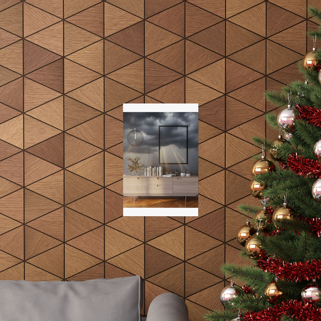 Dramatic Storm — Interior — Matte Poster