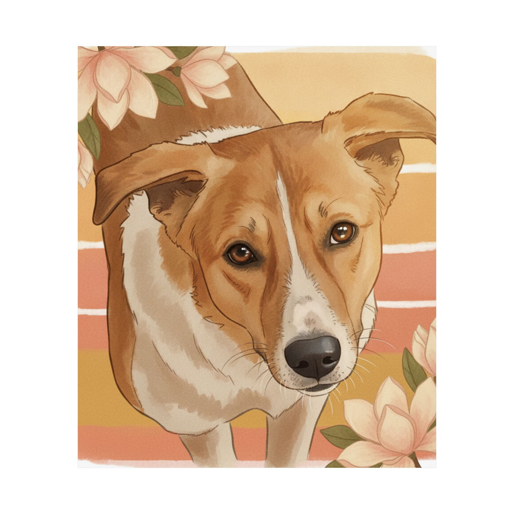 Southern Sunset — Dog — Matte Poster