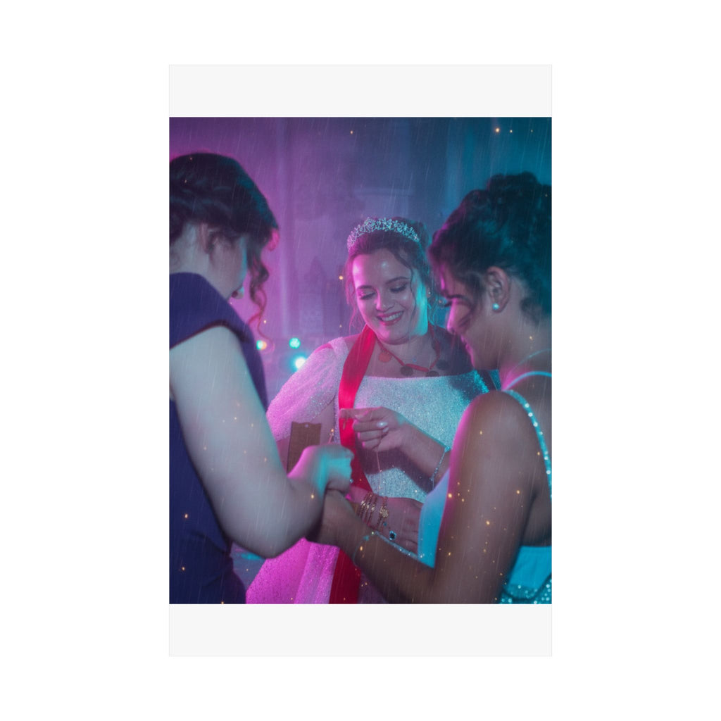 Neon Noir — Person — Matte Poster