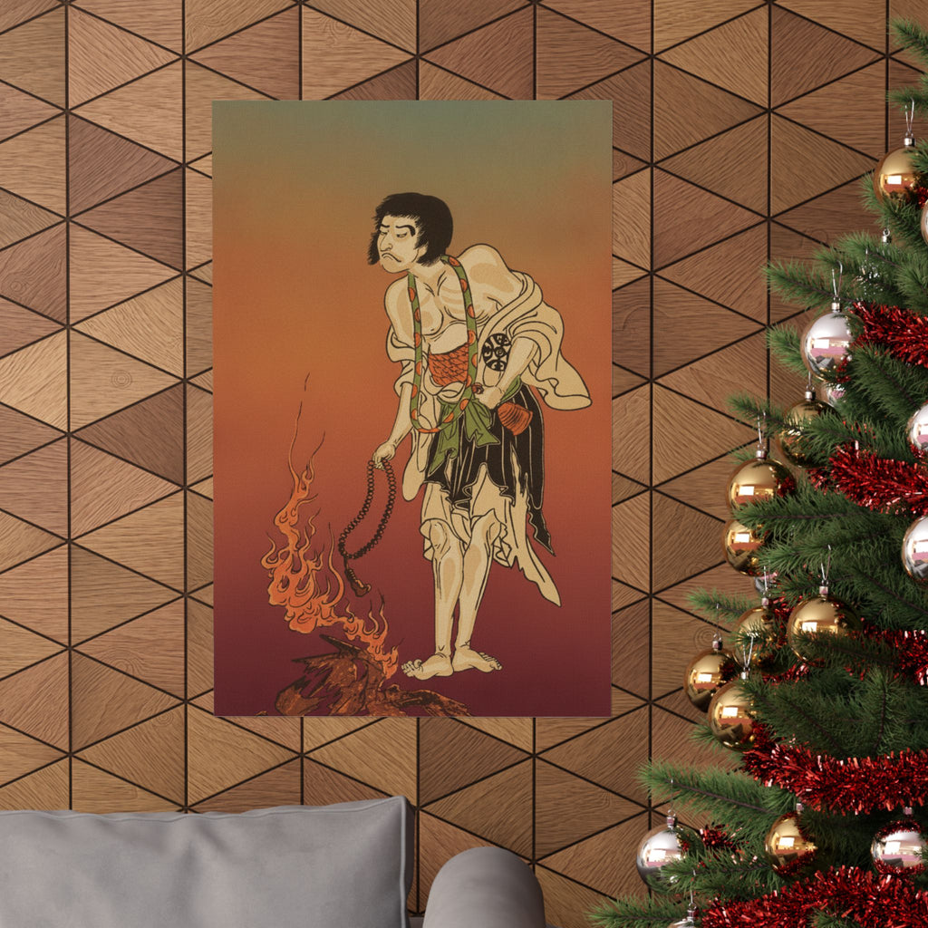Affirmation — The First Nakamura Nakazo In The Role Of Raigo Ajari, A Buddhist Monk — Matte Poster
