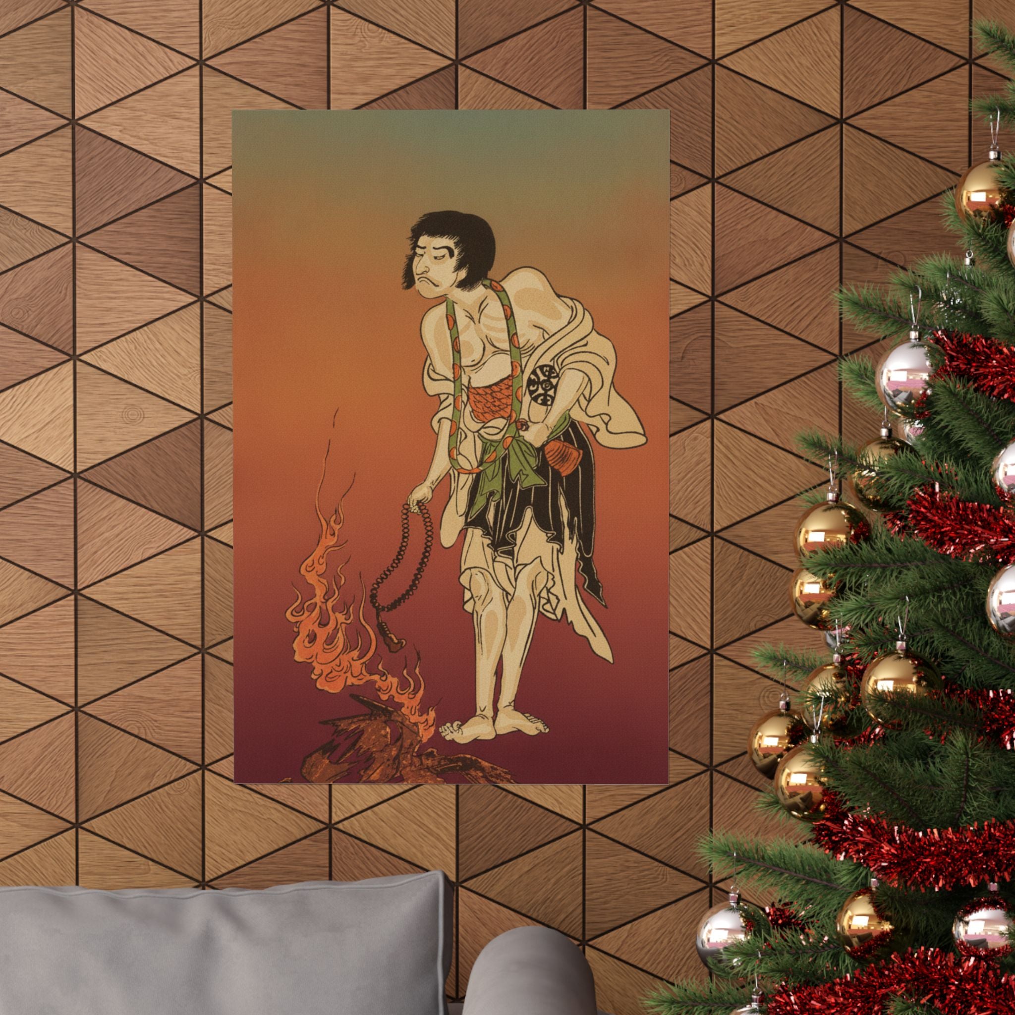 Affirmation — The First Nakamura Nakazo In The Role Of Raigo Ajari, A Buddhist Monk — Matte Poster