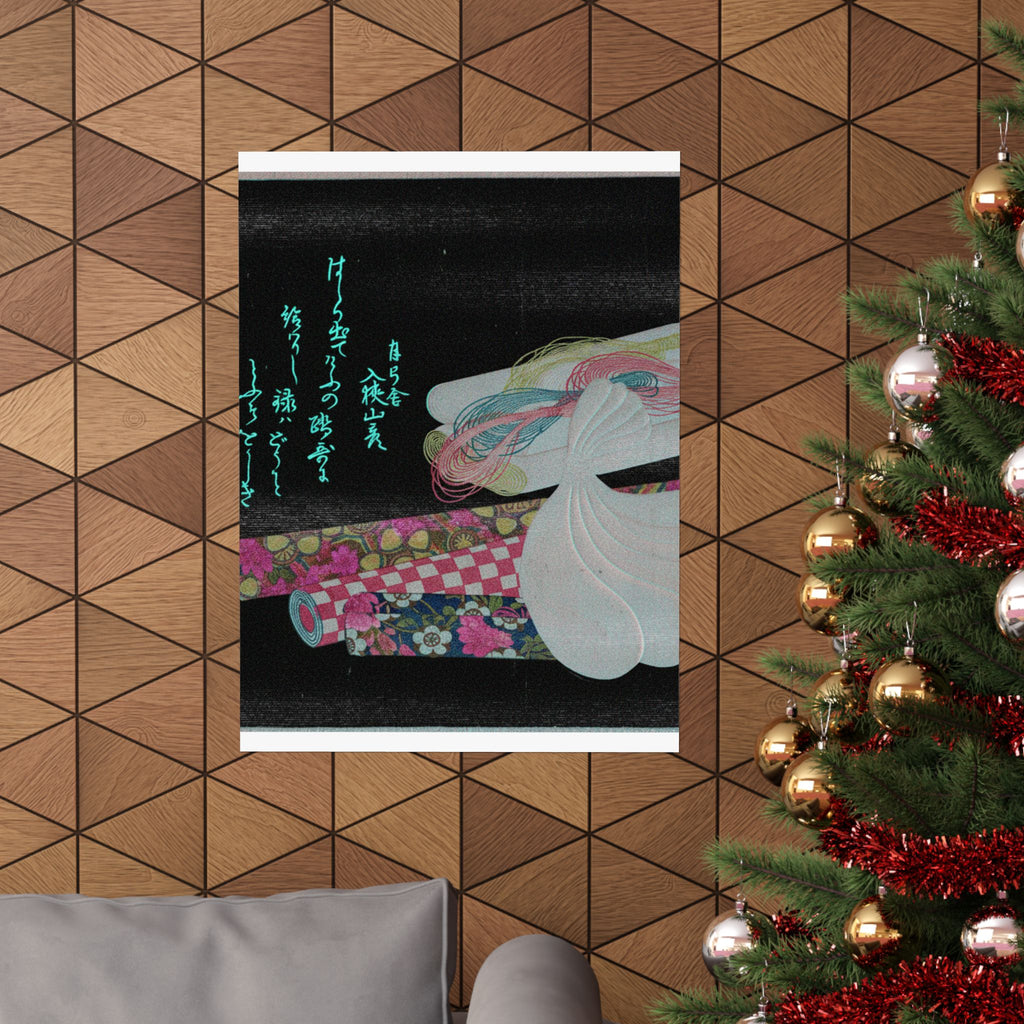 Glitch Culture — Rolls Of Cloth, Cotton And Yarn — Matte Poster