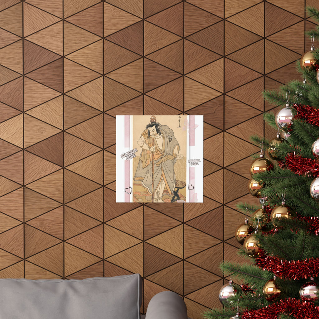 Ecommerce Main — The Actor Nakamura Nakazo As A Rokuju-Rokubu (Pilgrim To Buddhist Temple) — Matte Poster