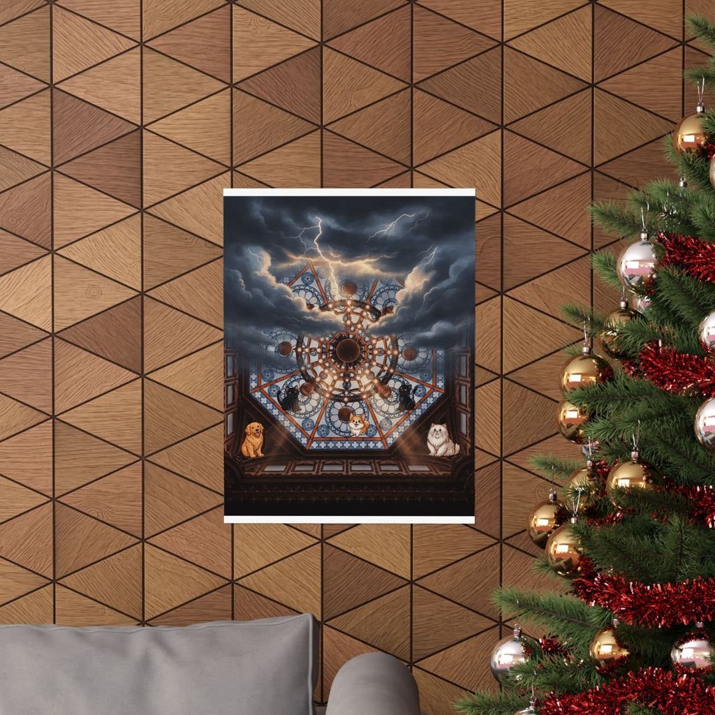 Dramatic Storm — Ceiling — Matte Poster