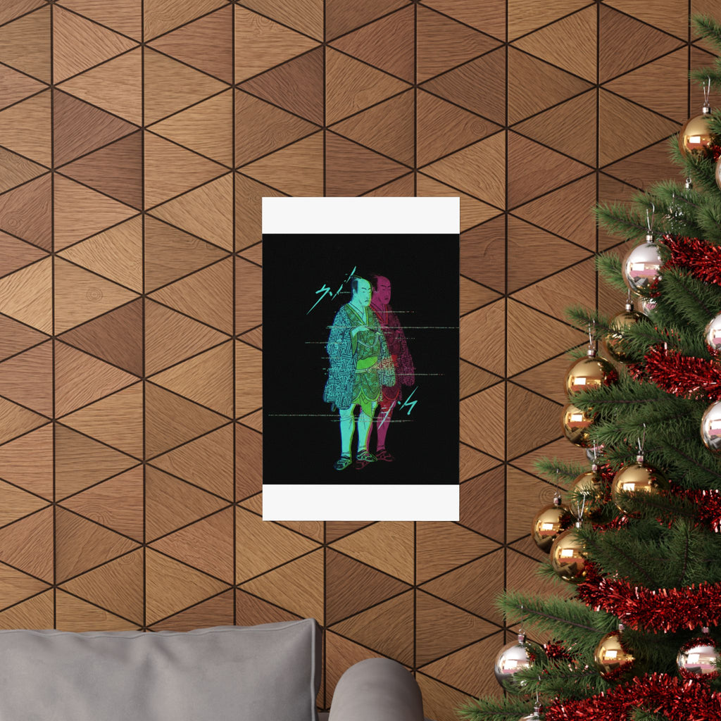 Glitch Culture — The Fourth Matsumoto Koshiro As A Man Dressed In A Short Kimono — Matte Poster