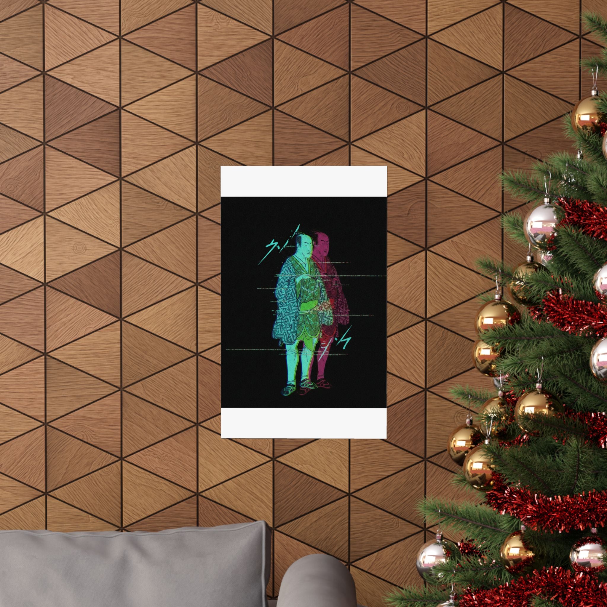 Glitch Culture — The Fourth Matsumoto Koshiro As A Man Dressed In A Short Kimono — Matte Poster