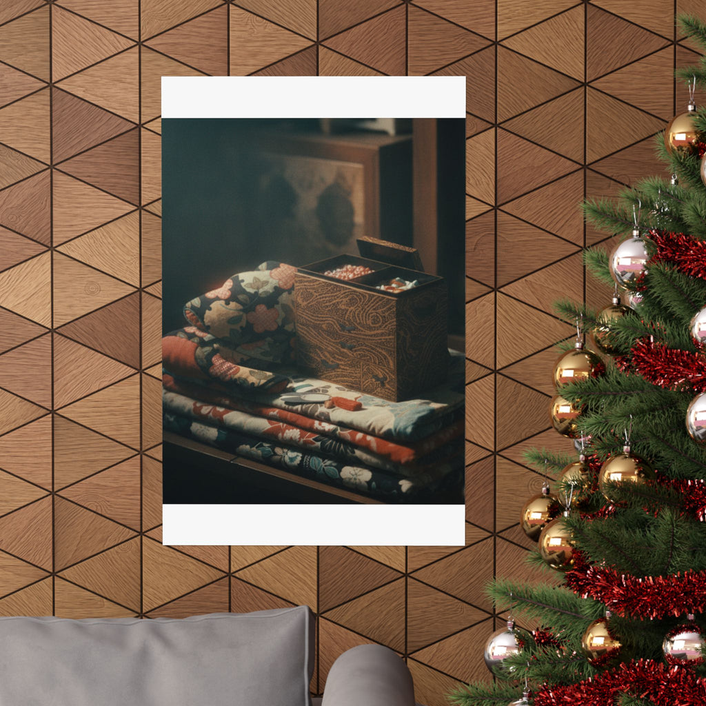 Cinematic — Lady'S Work-Box And Bed Clothing — Matte Poster