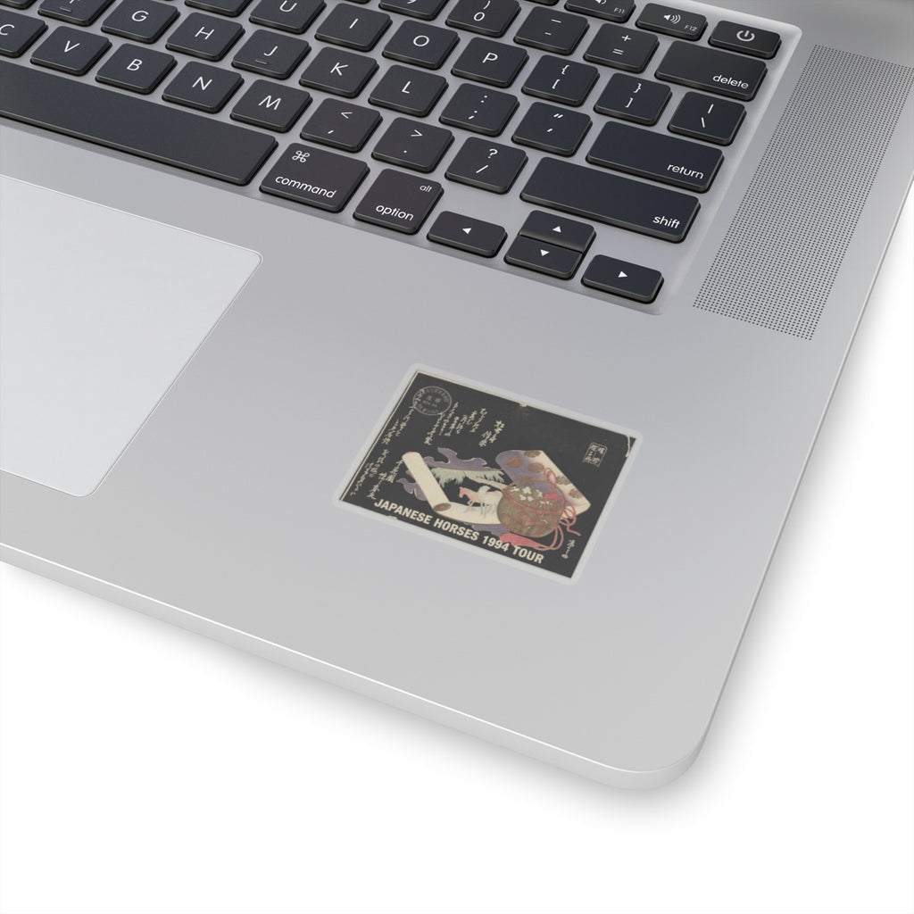 Vintage Bootleg — Scroll Painting Of Horse — Kiss-Cut Sticker