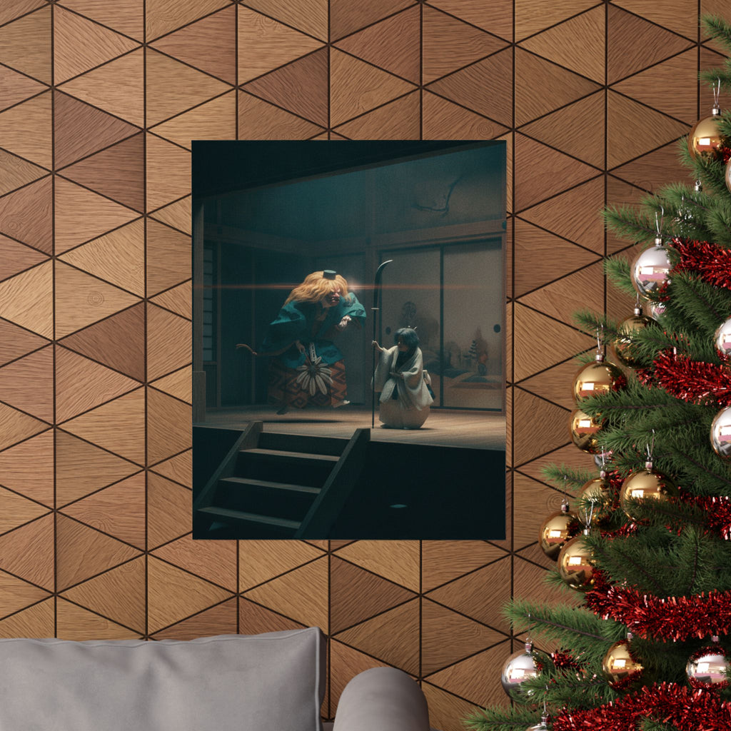 Cinematic — Scene From Noh Dance — Matte Poster