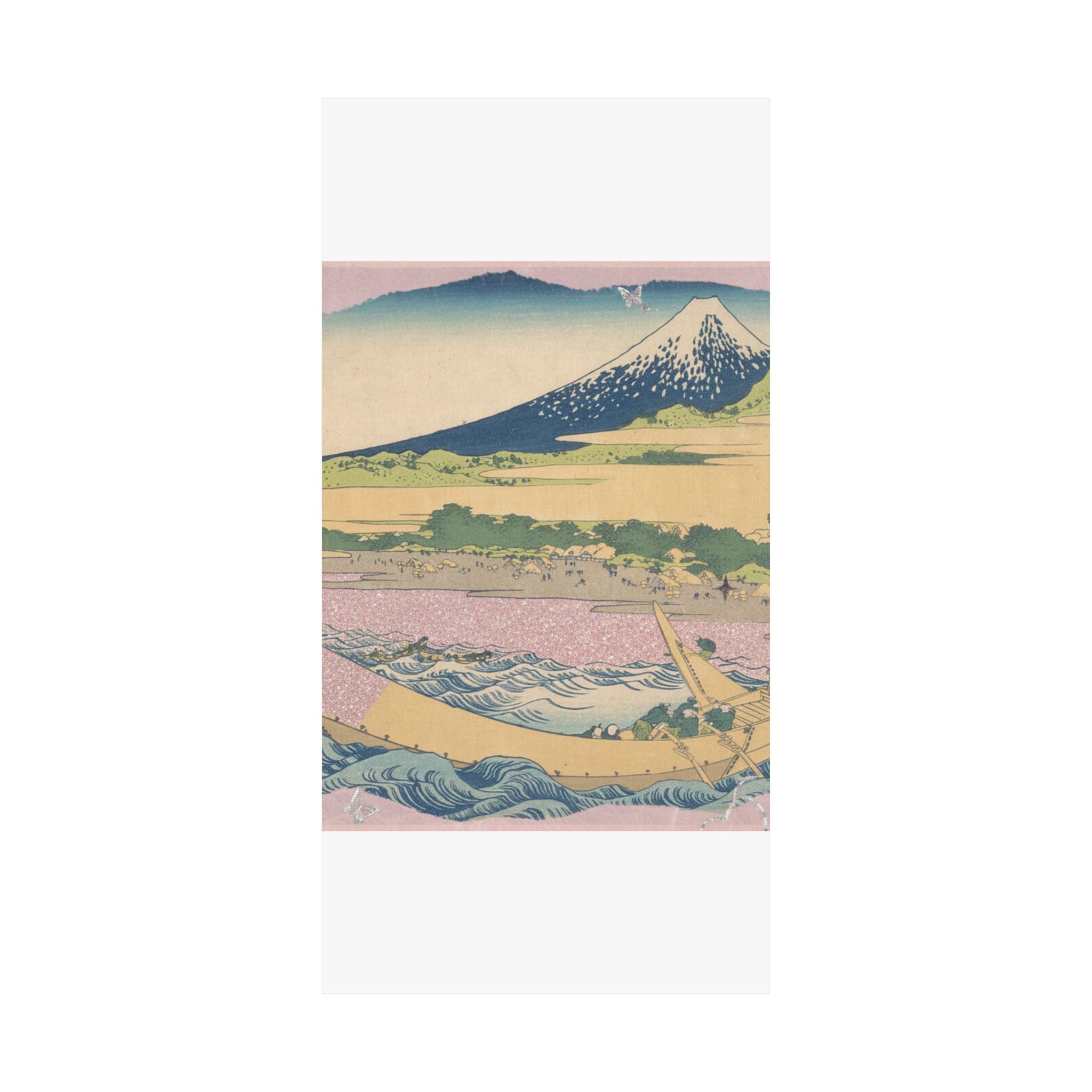 Scenic Nature — Tago Bay Near Ejiri On The Tōkaidō (Tōkaidō Ejiri Tago No Ura Ryaku Zu), From Th — Matte Poster