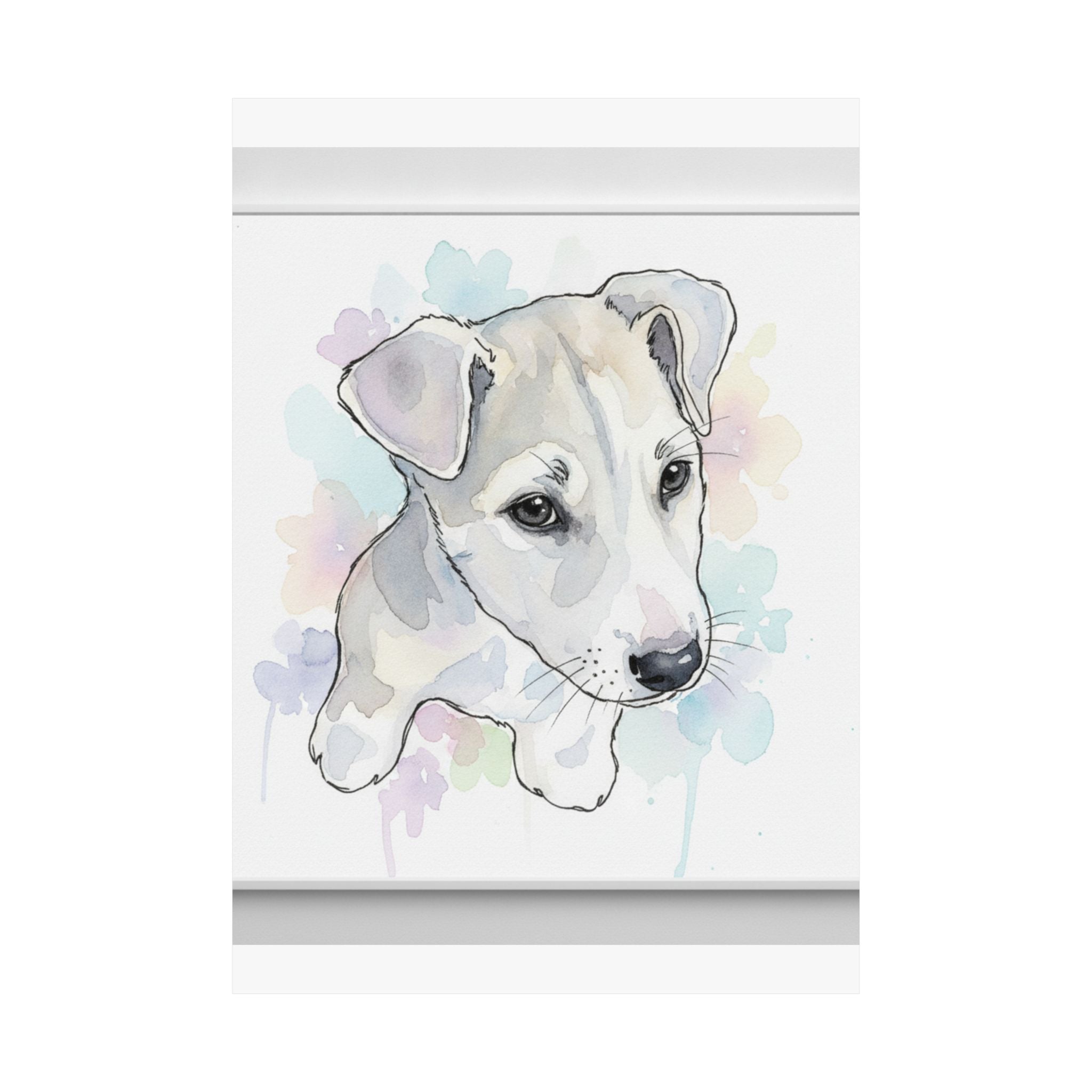 Watercolor — Dog — Matte Poster