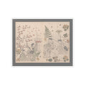 Botanical — True Reflections On The Life And Manners Of A Woman (Ehon Masukagami) 絵本十寸鏡 — Kiss-Cut Sticker