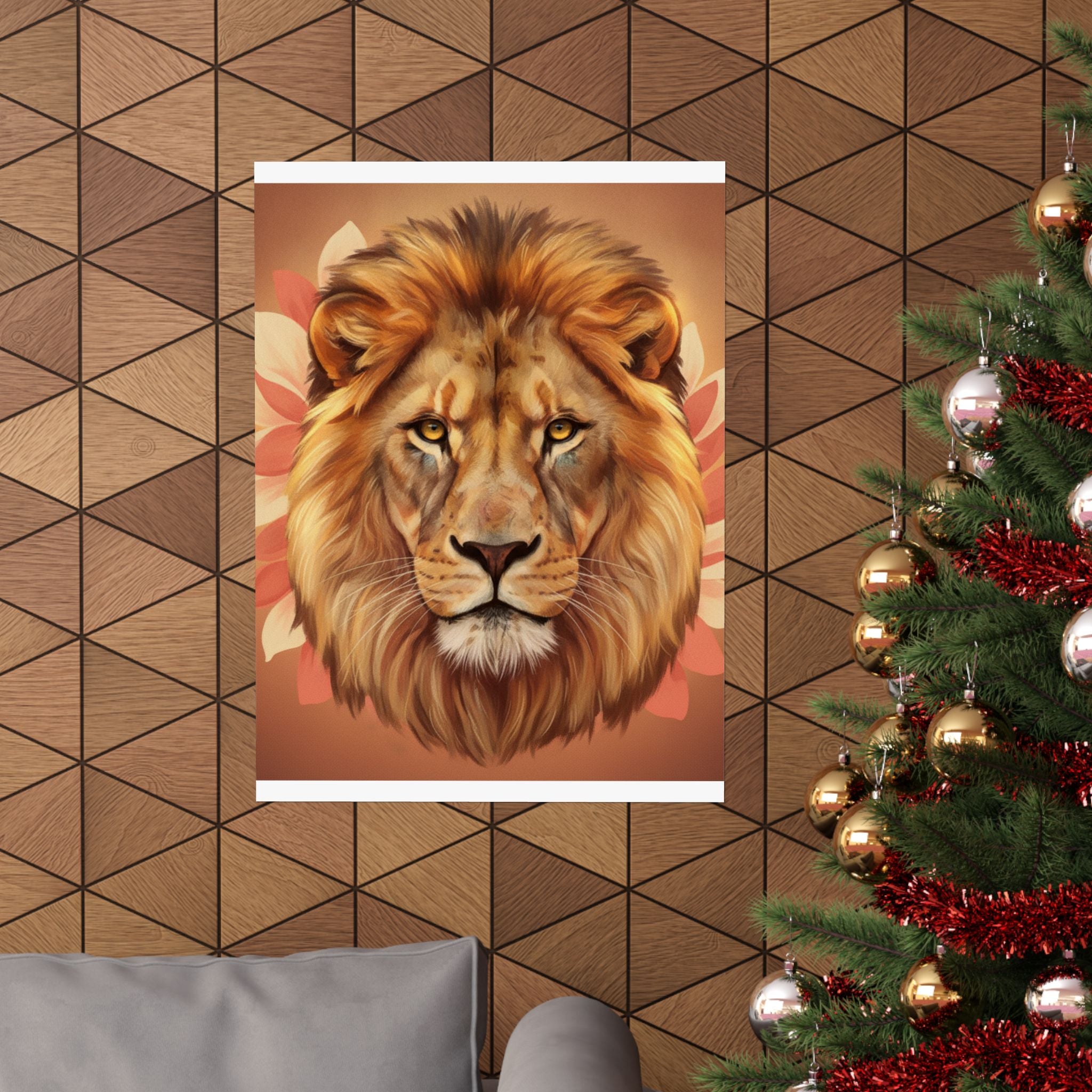 Southern Sunset — Lion — Matte Poster