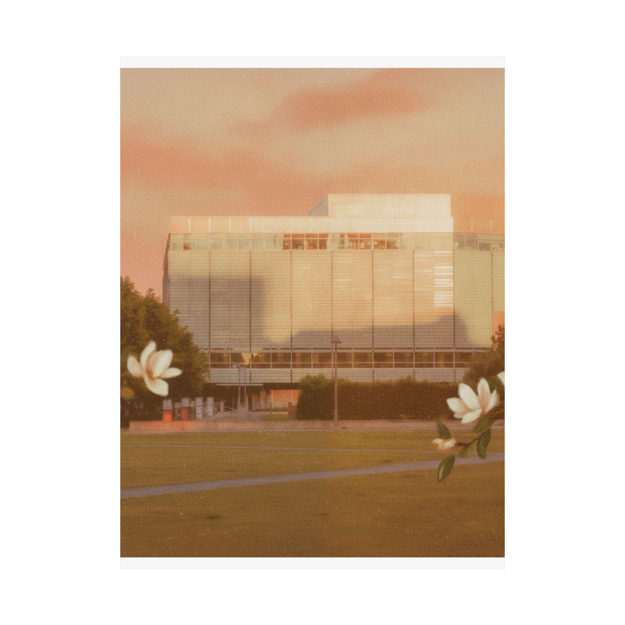 Southern Sunset — Building — Matte Poster