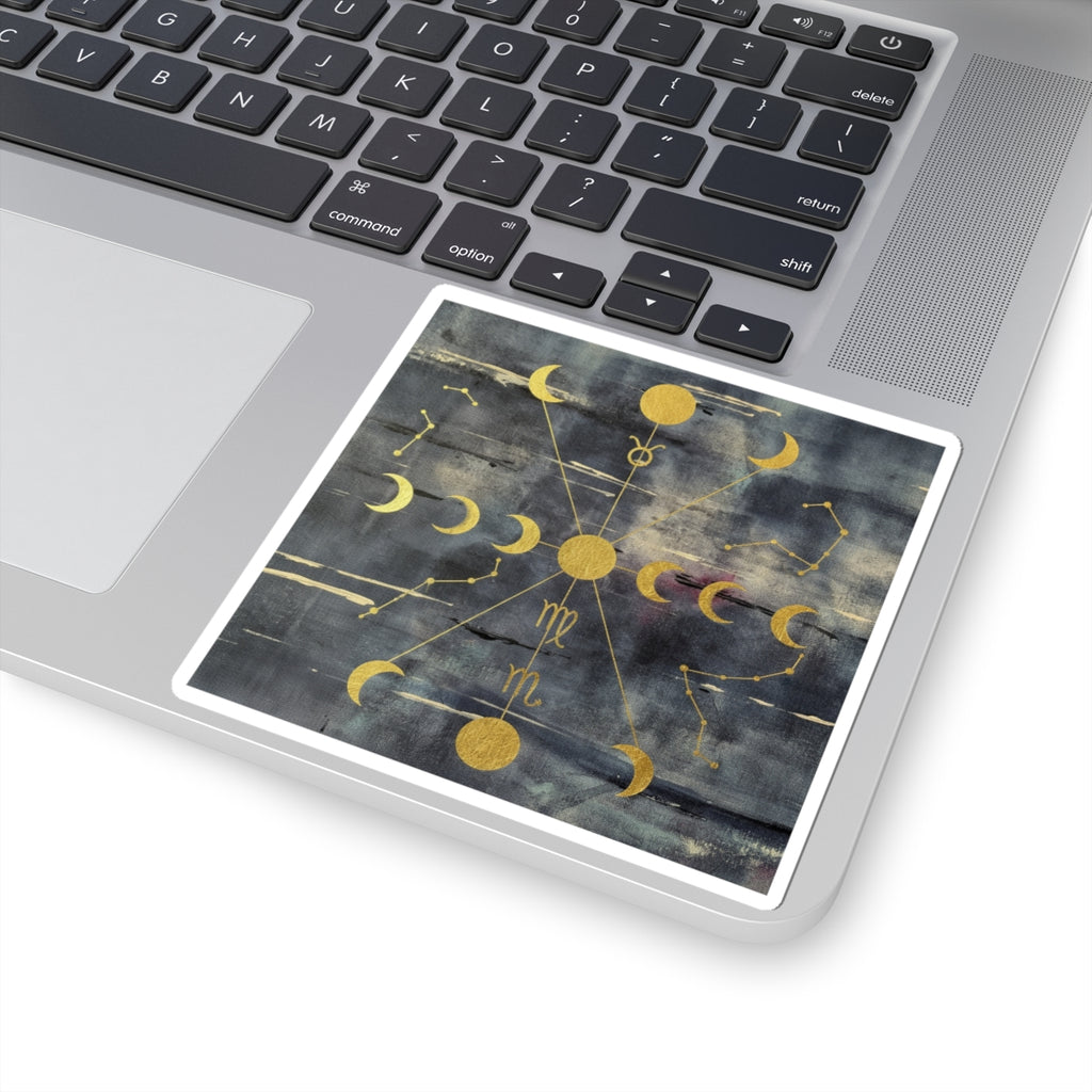 Celestial — Abstract — Kiss-Cut Sticker
