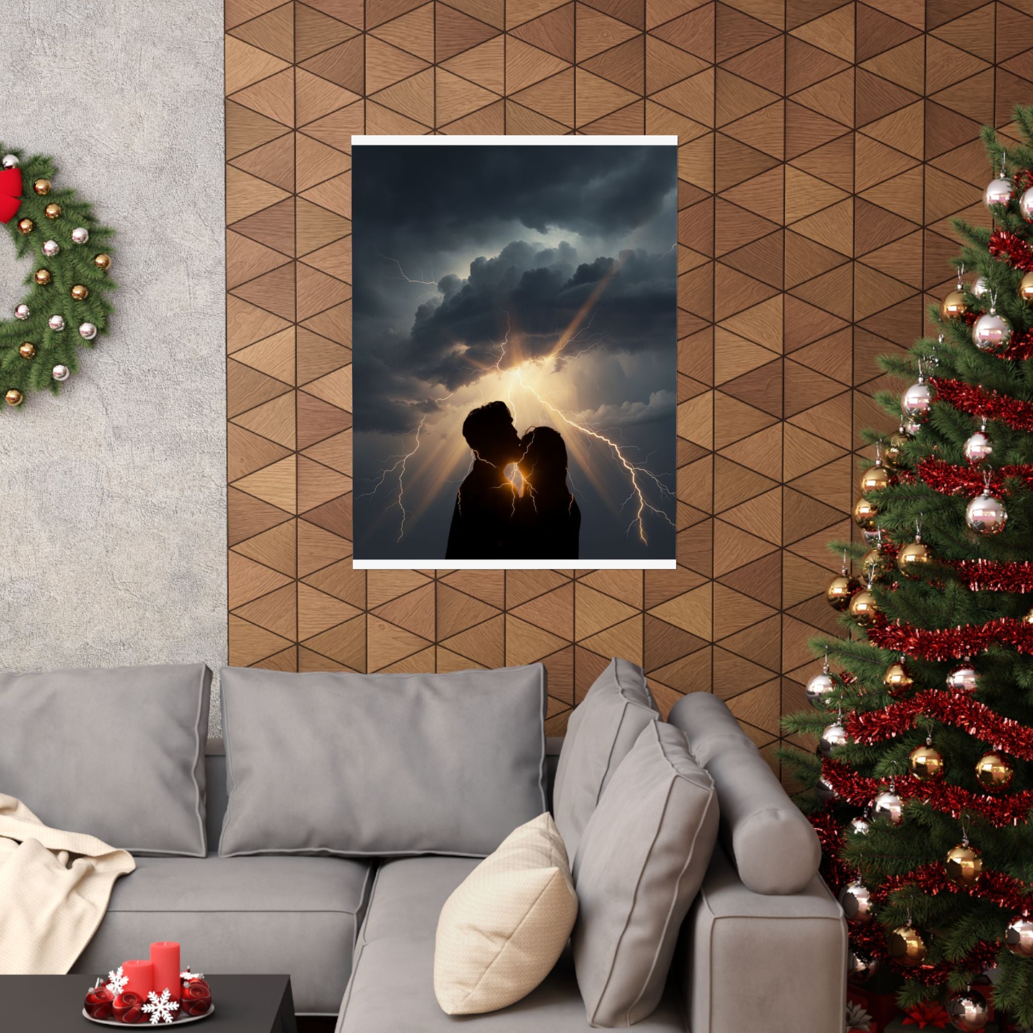 Dramatic Storm — Person — Matte Poster