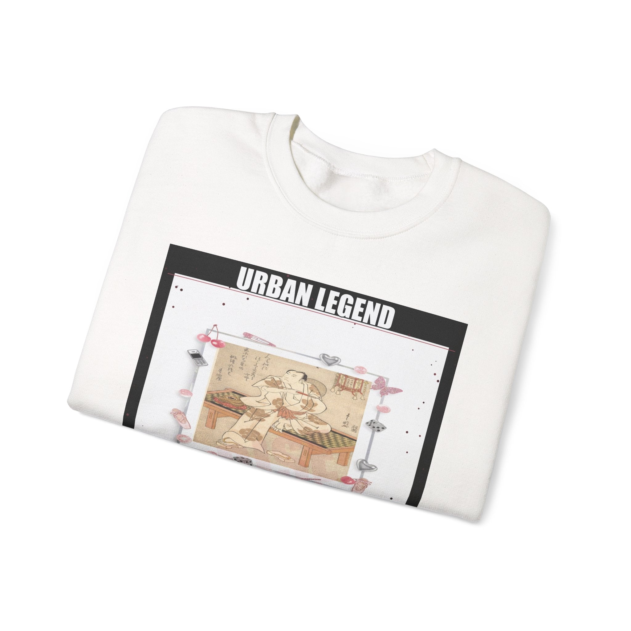Clothing Collage Graphic crewneck sweatshirt — product view 4