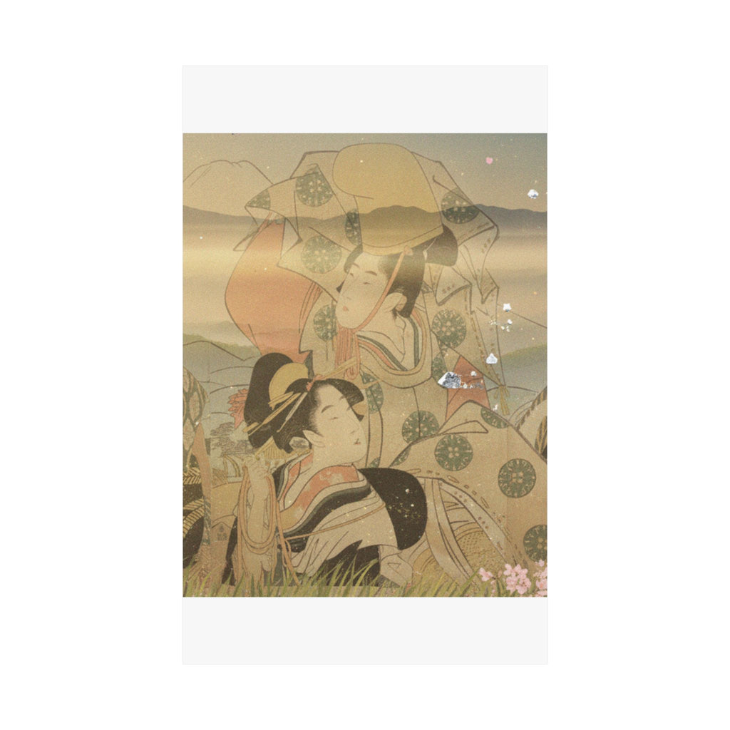 Scenic Nature — Narihira'S Journey To The East — Matte Poster