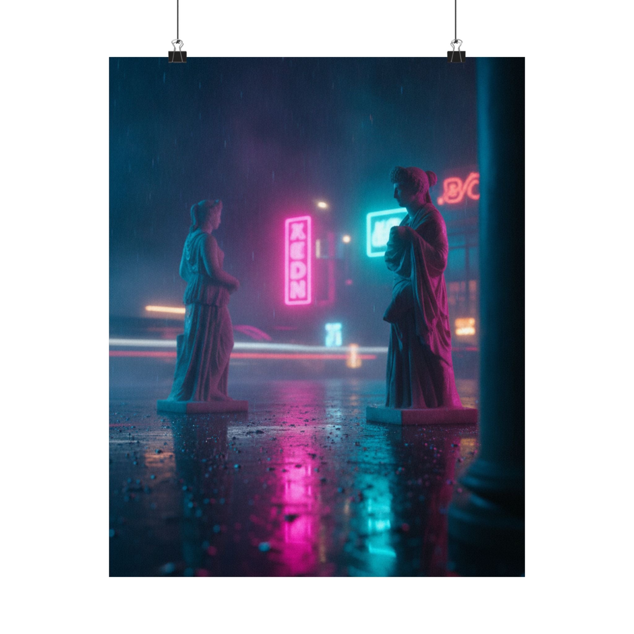 Neon Noir art print — product view 3