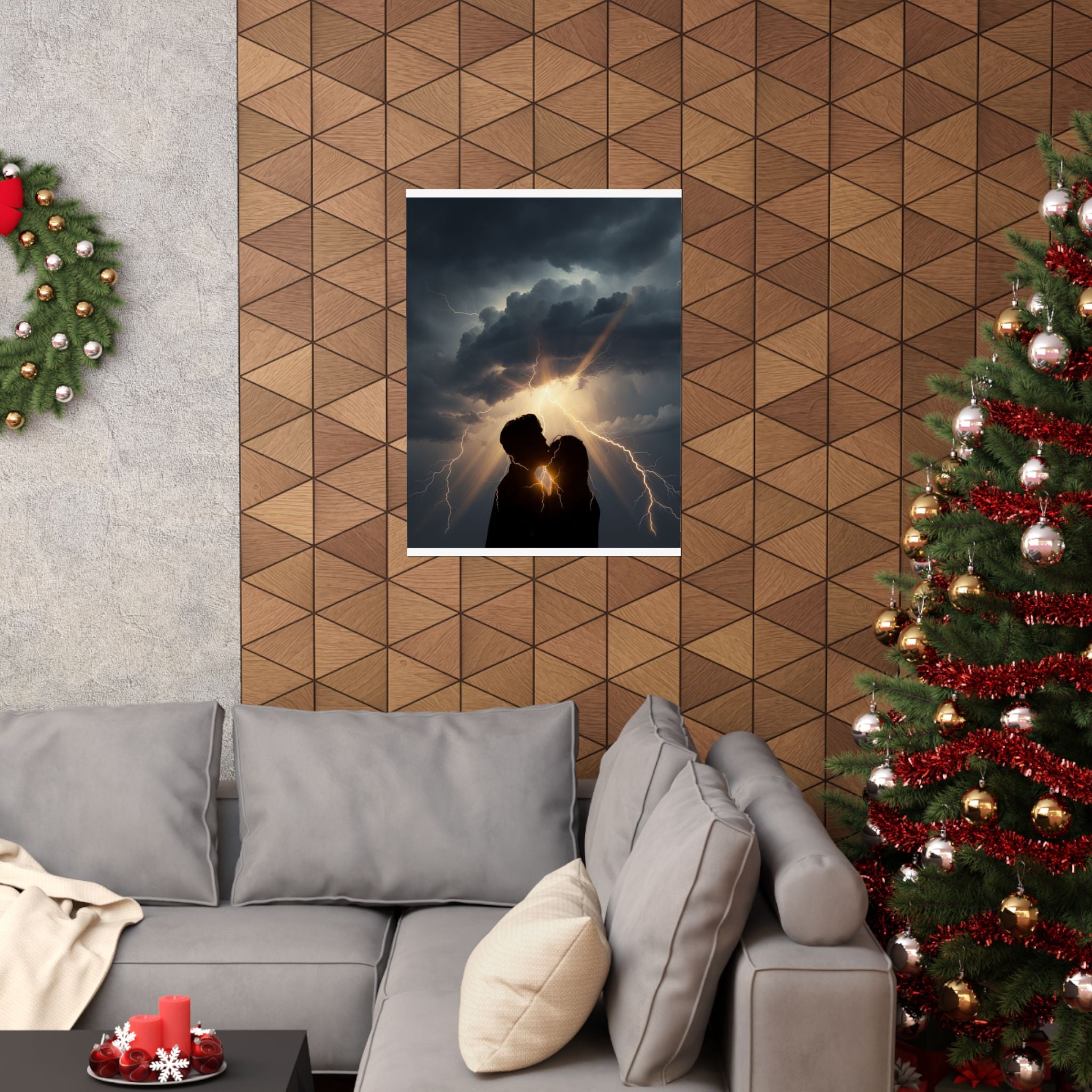 Dramatic Storm — Person — Matte Poster