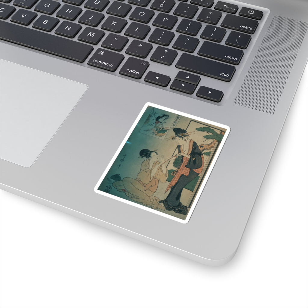 Cinematic — A Woman Snatching A Bag Of Sweetmeats From Her Mother — Kiss-Cut Sticker