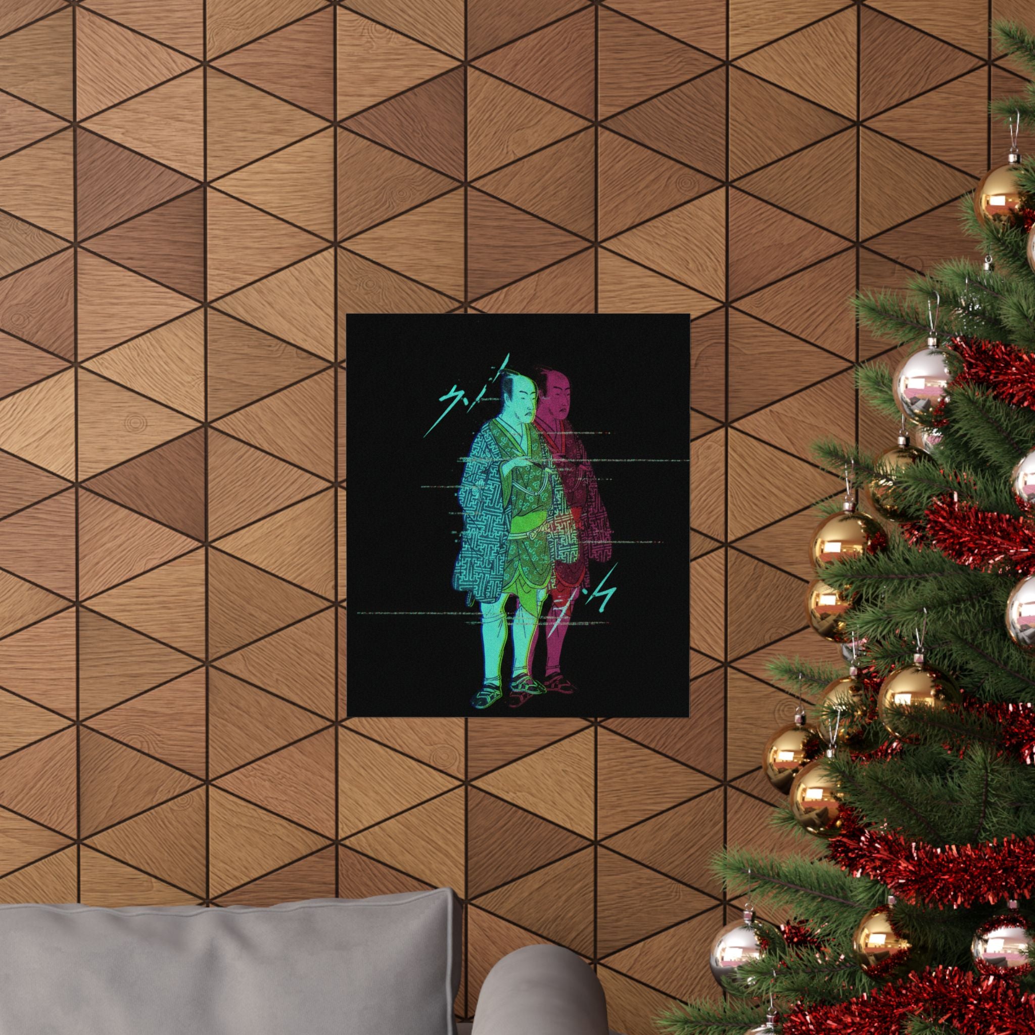 Glitch Culture — The Fourth Matsumoto Koshiro As A Man Dressed In A Short Kimono — Matte Poster