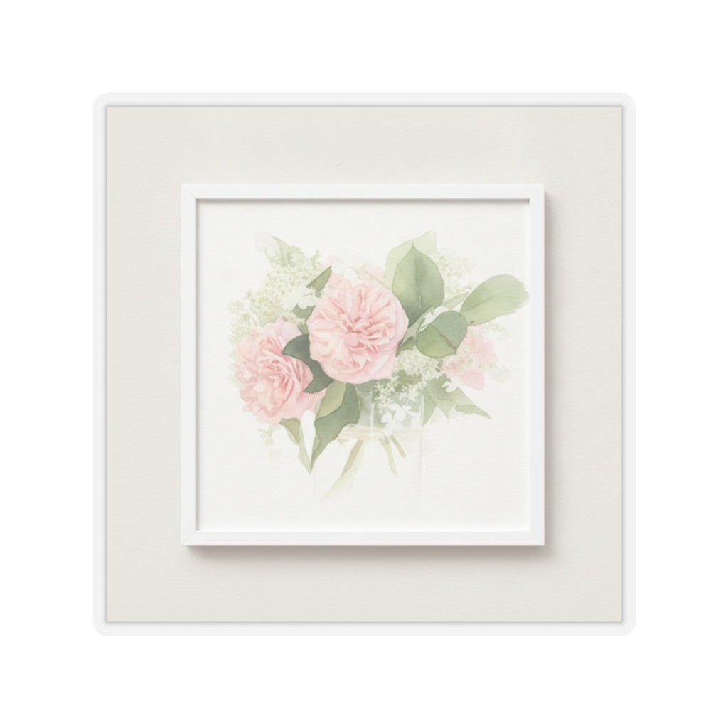 Watercolor — Flower — Kiss-Cut Sticker
