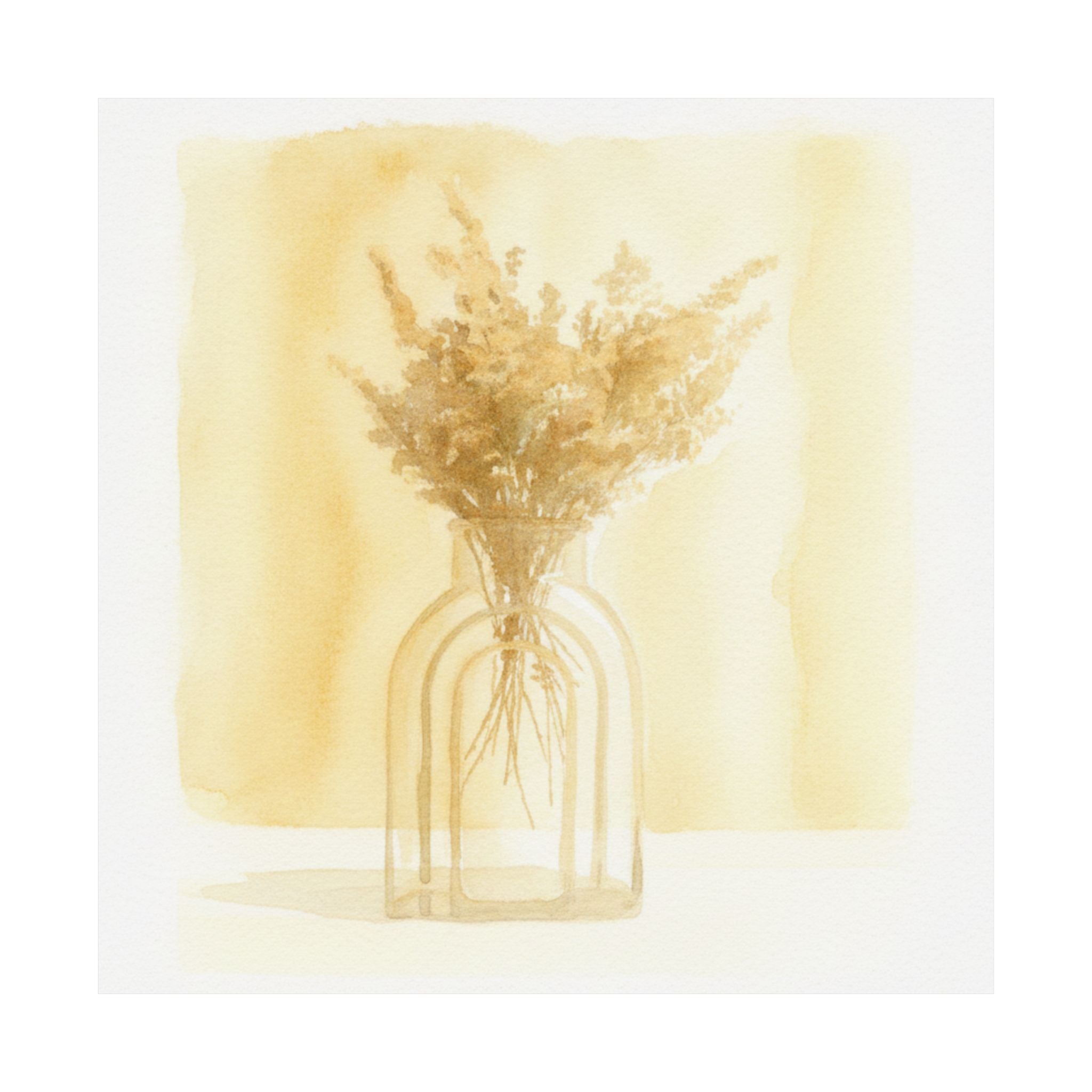 Watercolor — Flowers — Matte Poster