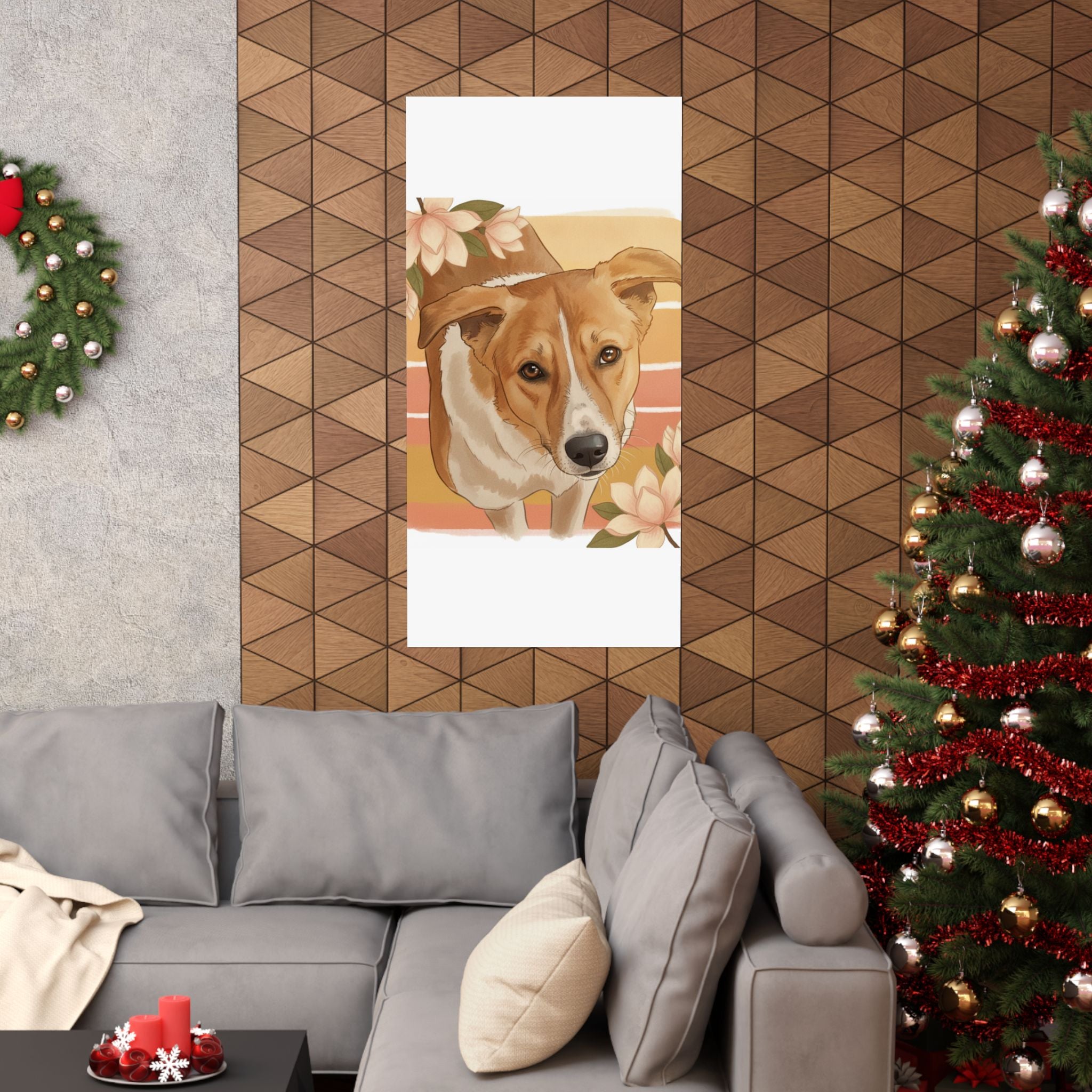 Southern Sunset — Dog — Matte Poster
