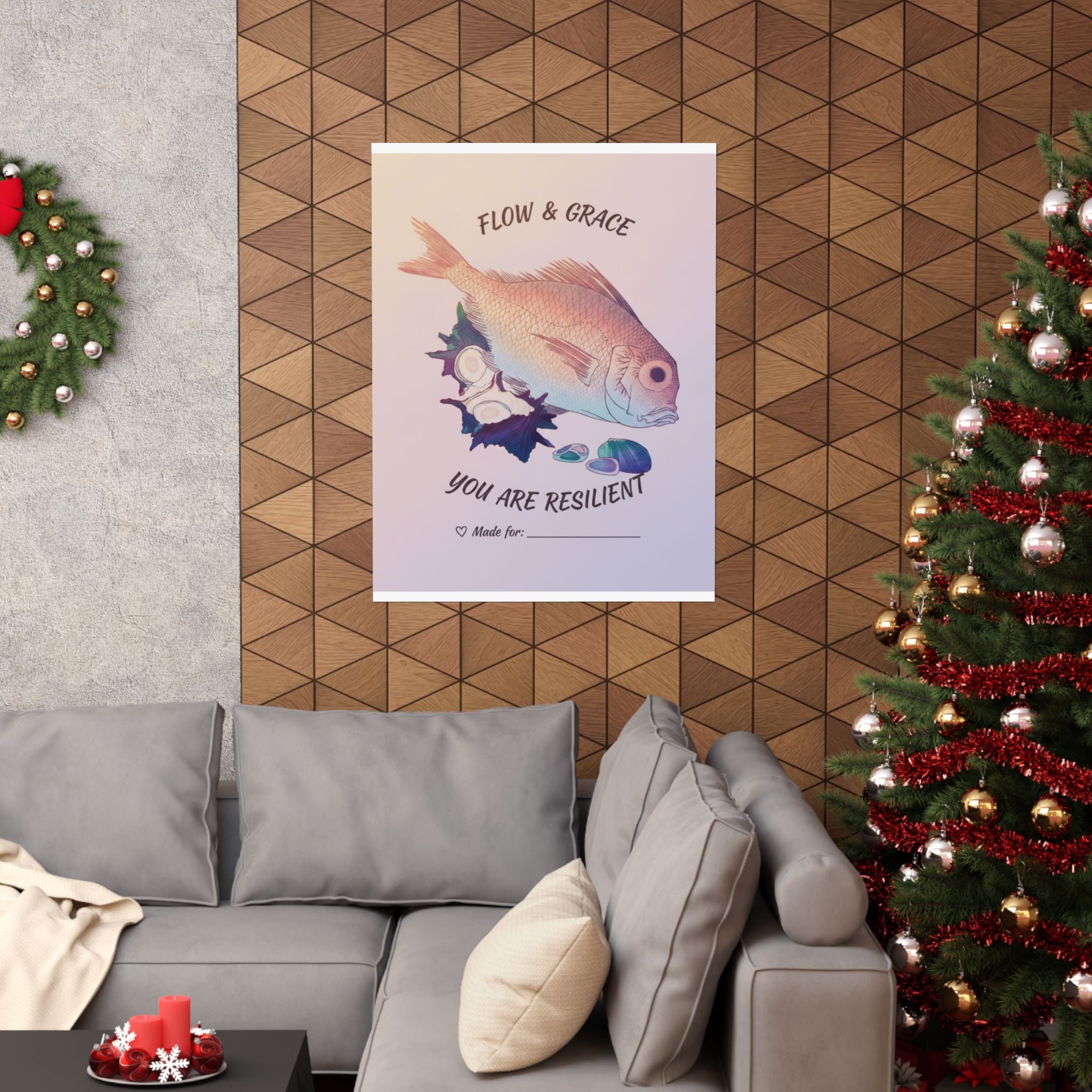Affirmation — Tai Fish And Top-Shells — Matte Poster