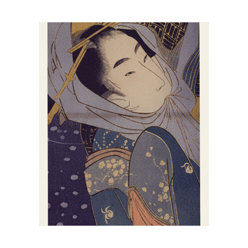 Celestial — Girl And Lover In Snow — Matte Poster