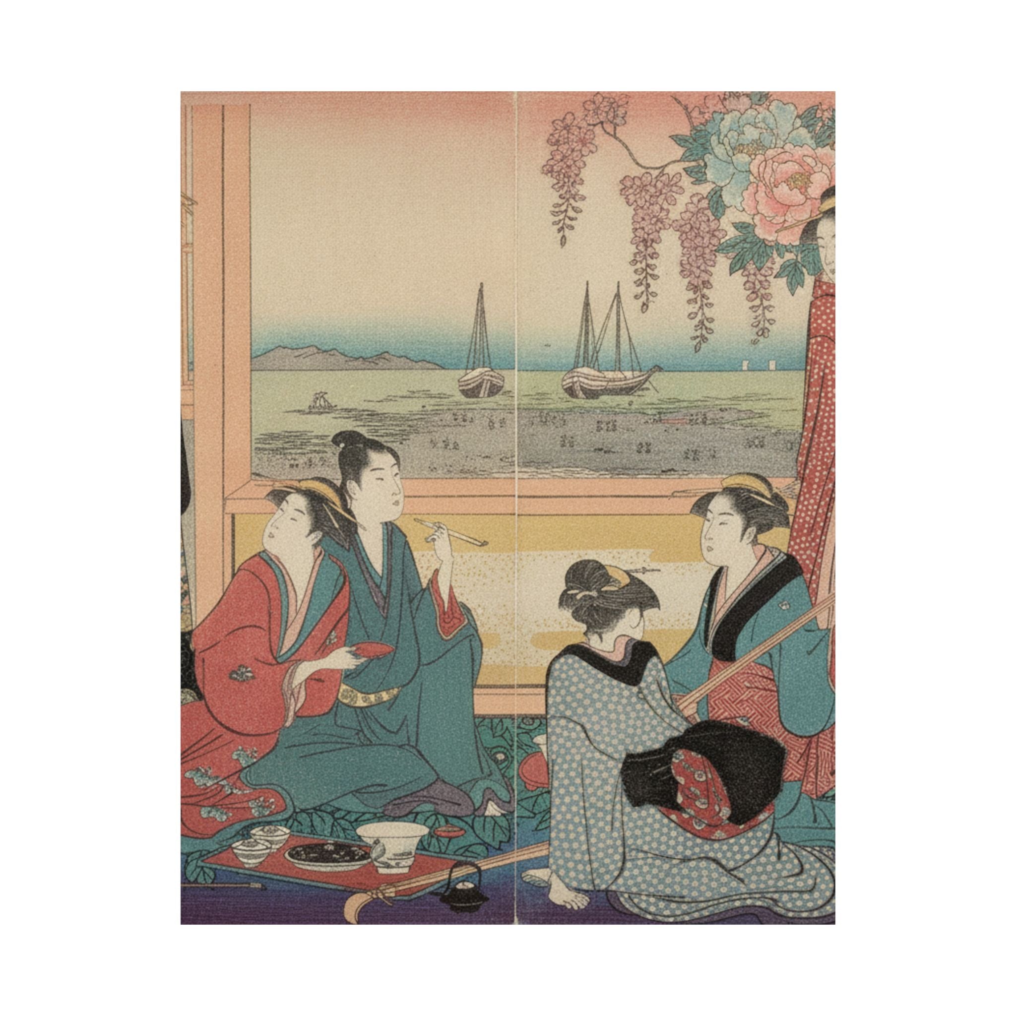 Affirmation — Teahouse In Shinagawa — Matte Poster