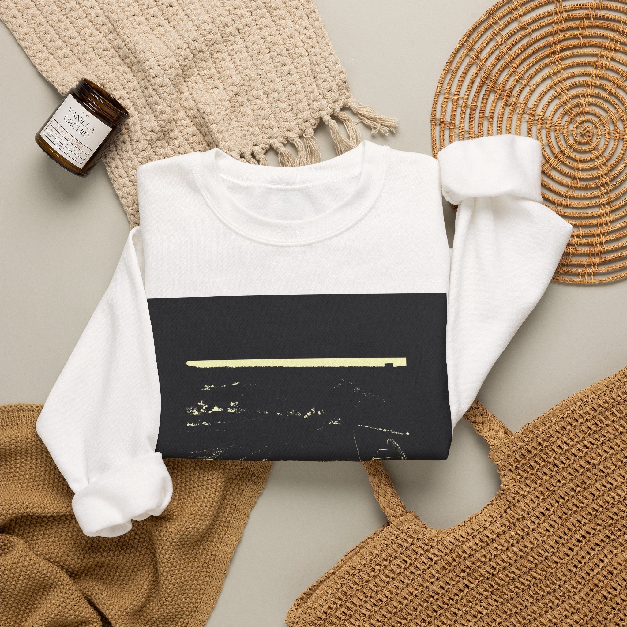 Single Ink Graphic crewneck sweatshirt — product view 5