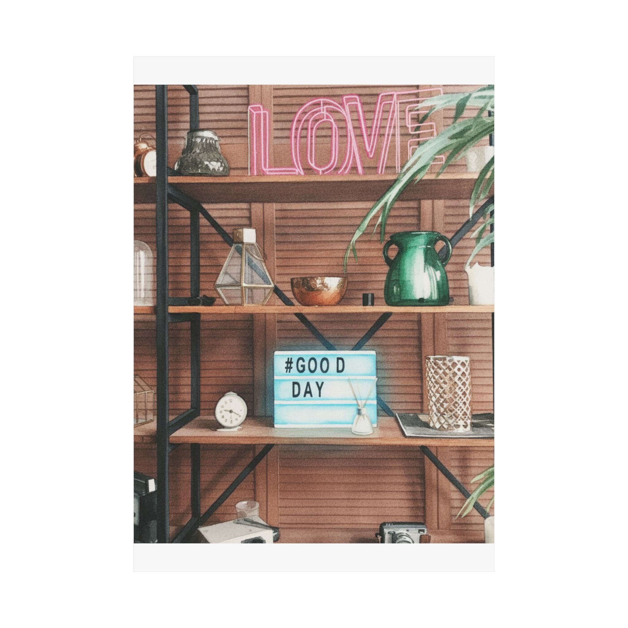 Watercolor — Home — Matte Poster