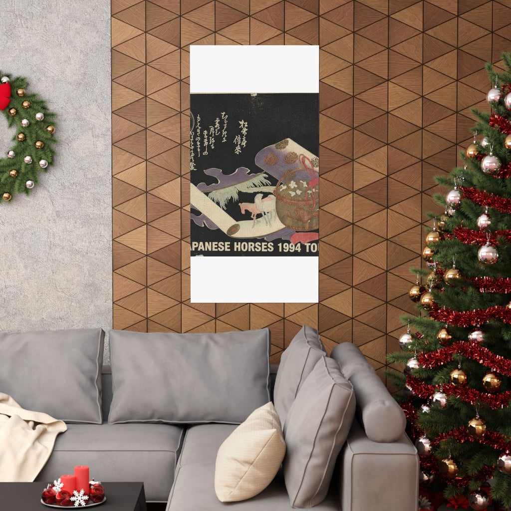 Vintage Bootleg — Scroll Painting Of Horse — Matte Poster