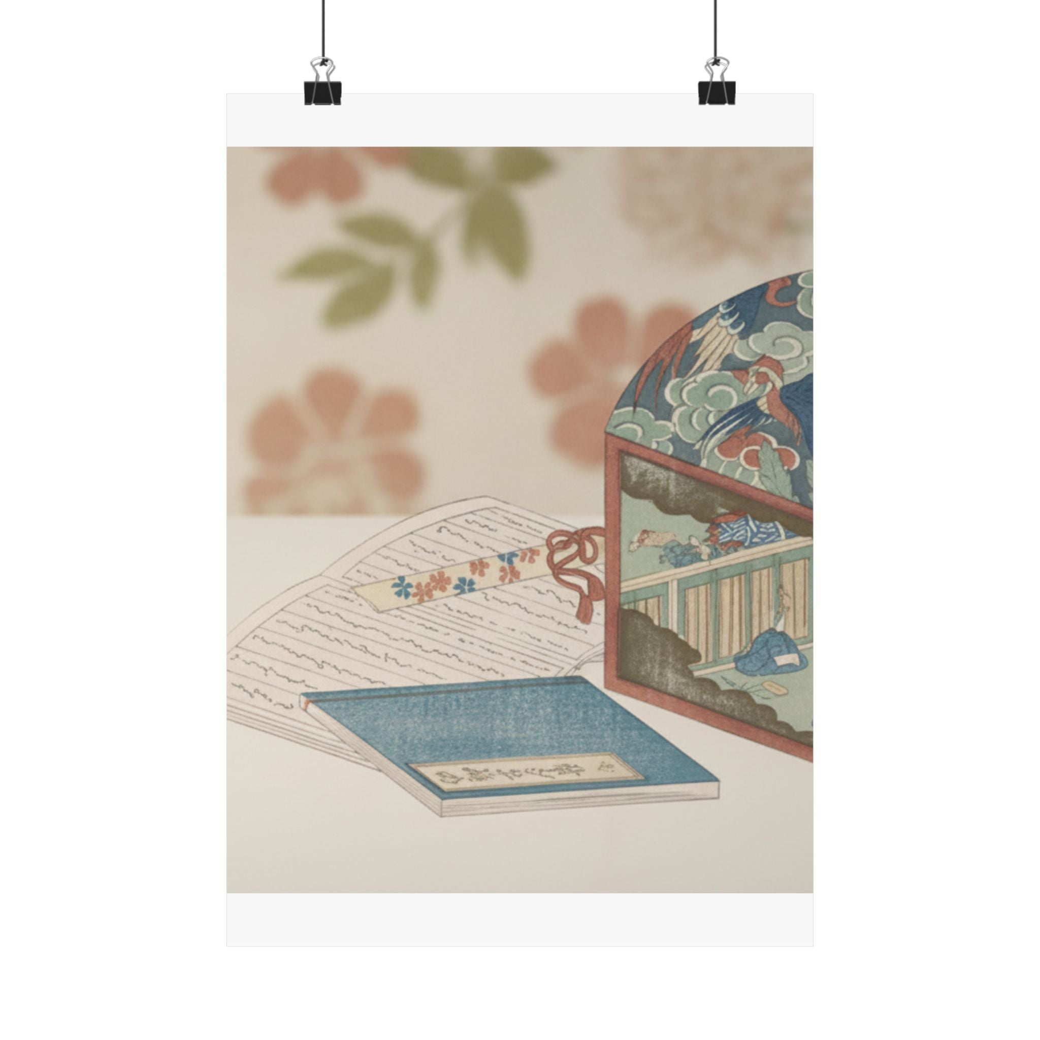 Product Marketing — Box And Books — Matte Poster