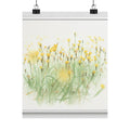 Watercolor — Flower — Matte Poster