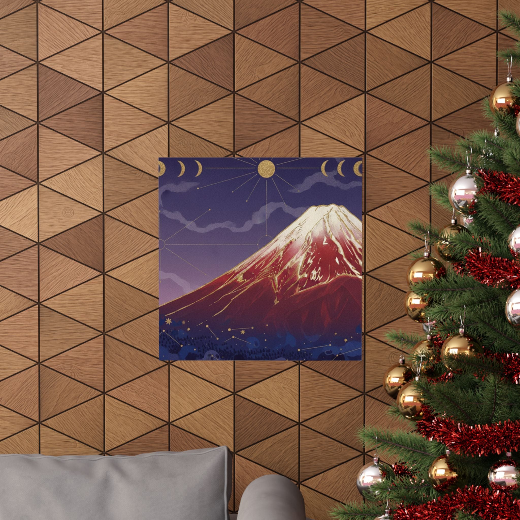 Celestial — South Wind, Clear Sky (Gaifū Kaisei), Also Known As Red Fuji, From The Series Th — Matte Poster
