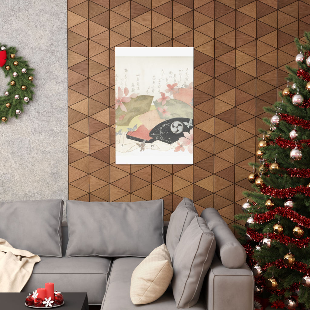 Watercolor — Fan-Box With Fans — Matte Poster