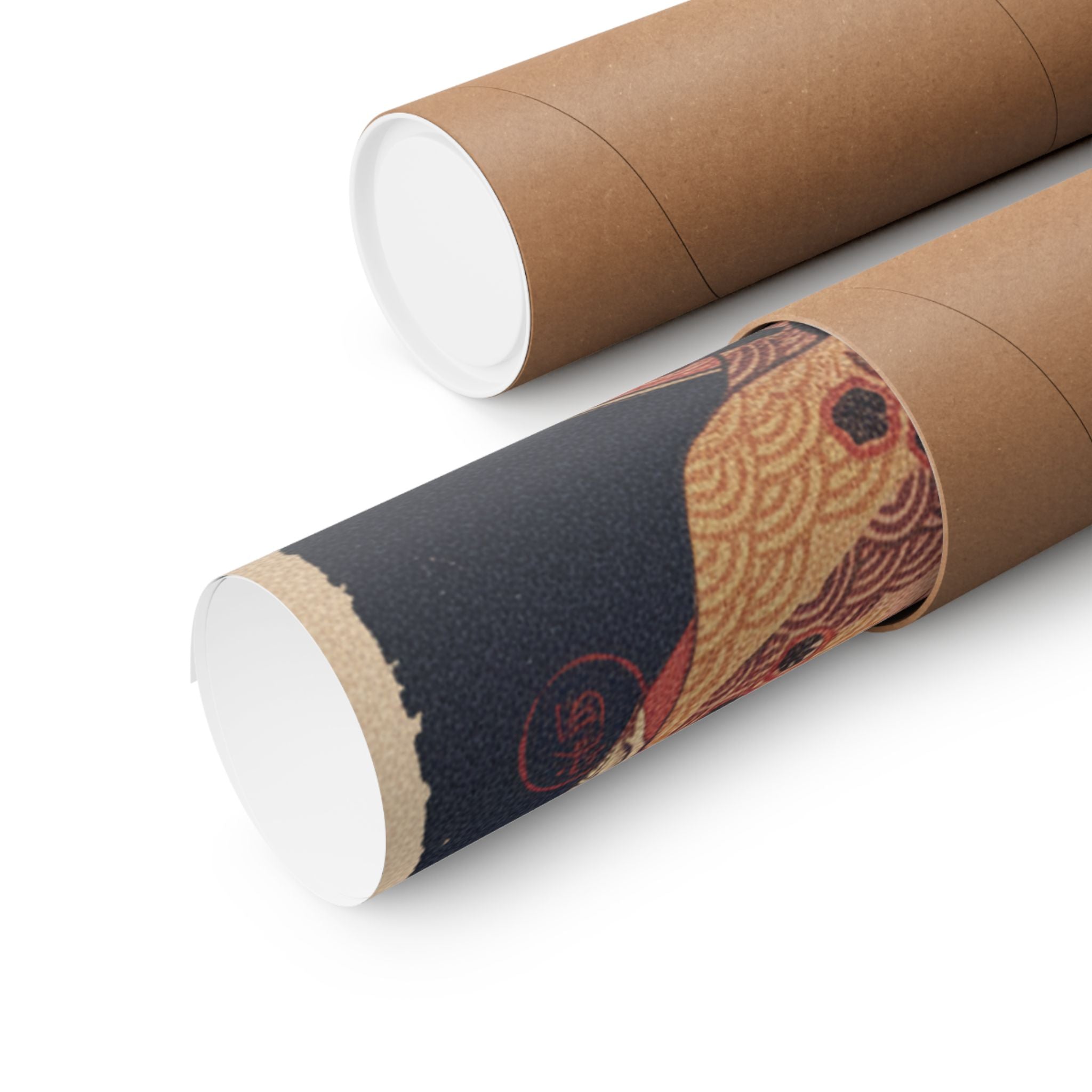 Japanese Street — Courtesan With Branch Of Seri — Matte Poster